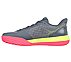 Skechers Viper Court Pro - Pickleball, GRAY/PINK Footwear Left View