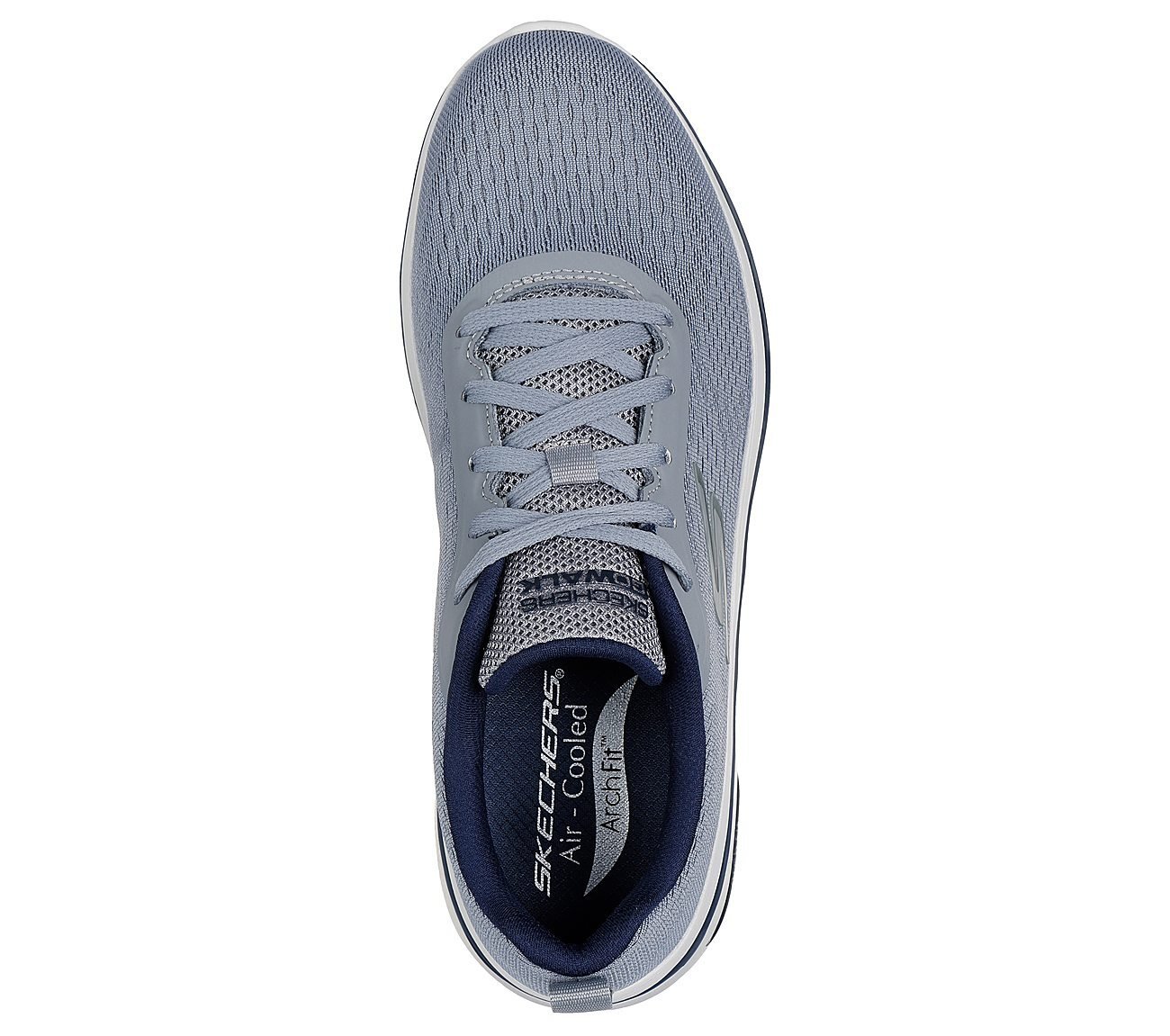 GO WALK ARCH FIT 2.0 - IDYLLI, GREY Footwear Top View