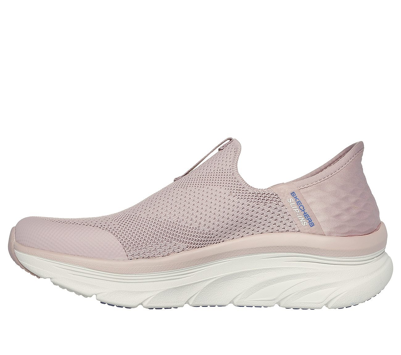 Skechers Slip-ins Relaxed Fit®: D'Lux Walker - Homebound, MMAUVE Footwear Left View