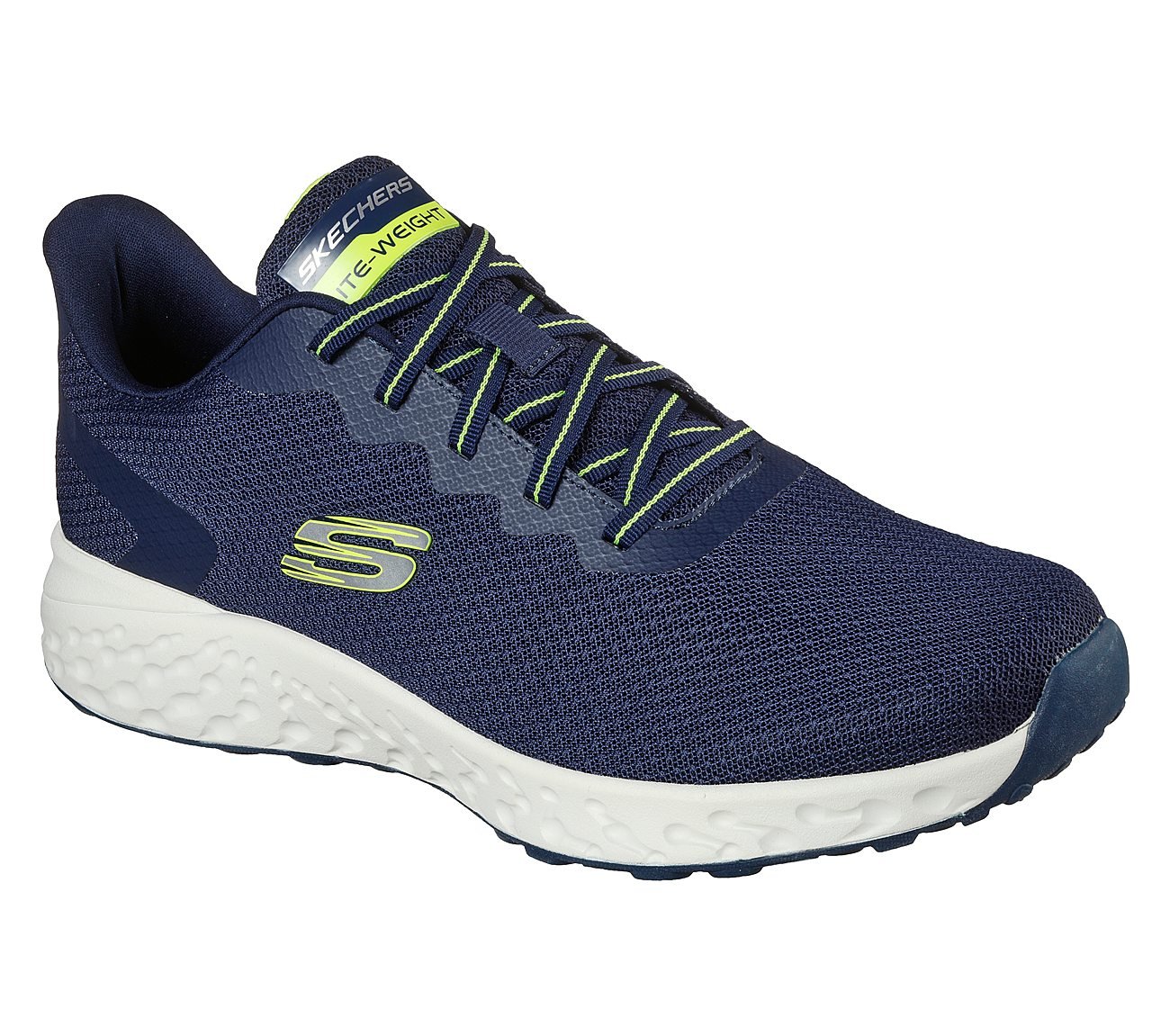 TERRENEX, NAVY/LIME Footwear Lateral View