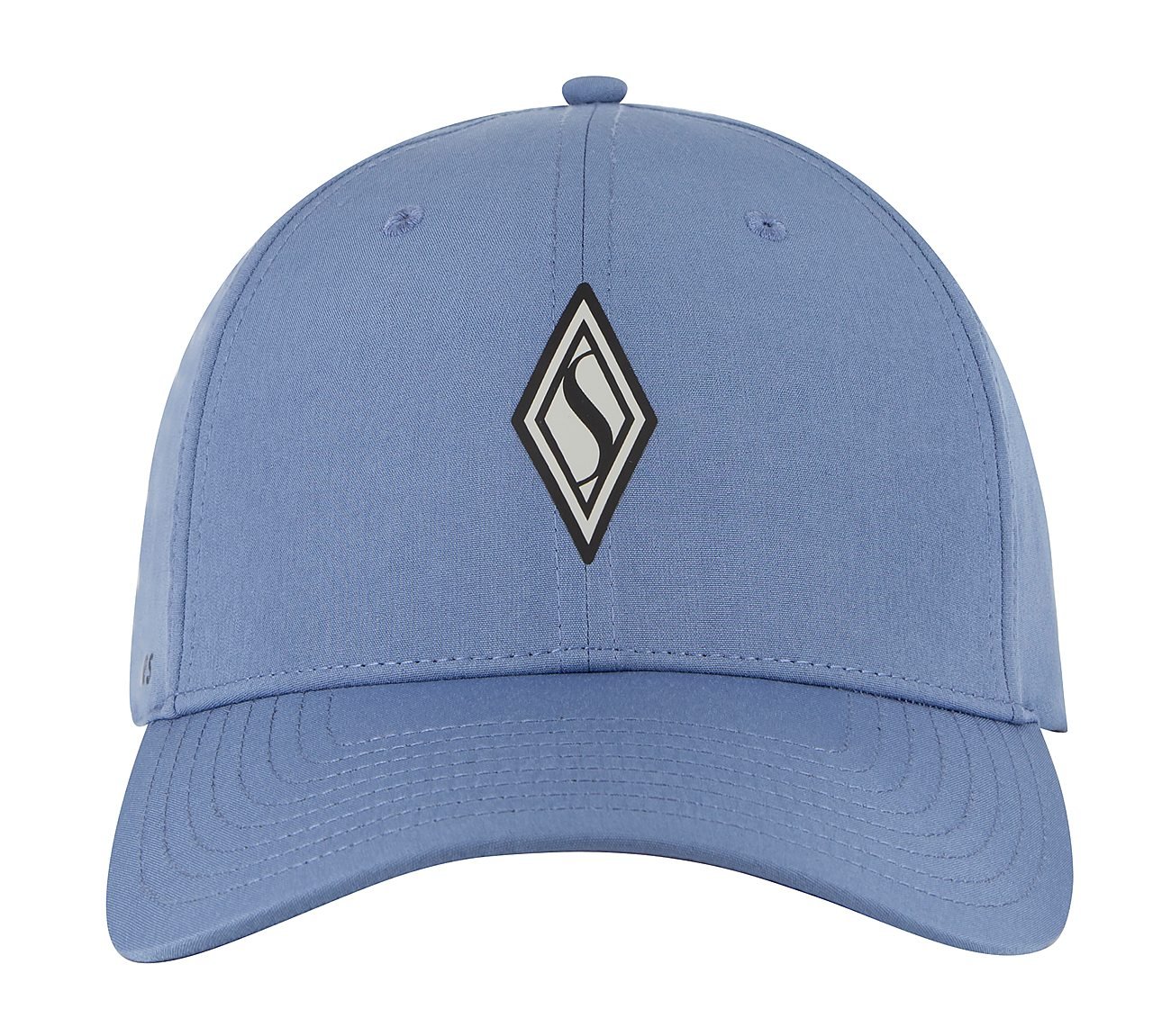 SKECHWEAVE DIAMOND SNAPBACK HAT, BLUE/GREY Accessories Bottom View