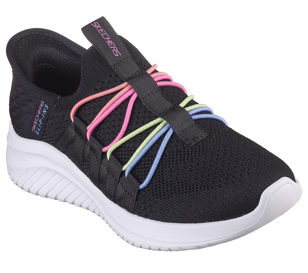 ULTRA FLEX 3.0 - BUNGEE FUN, BLACK/MULTI Footwear Right View