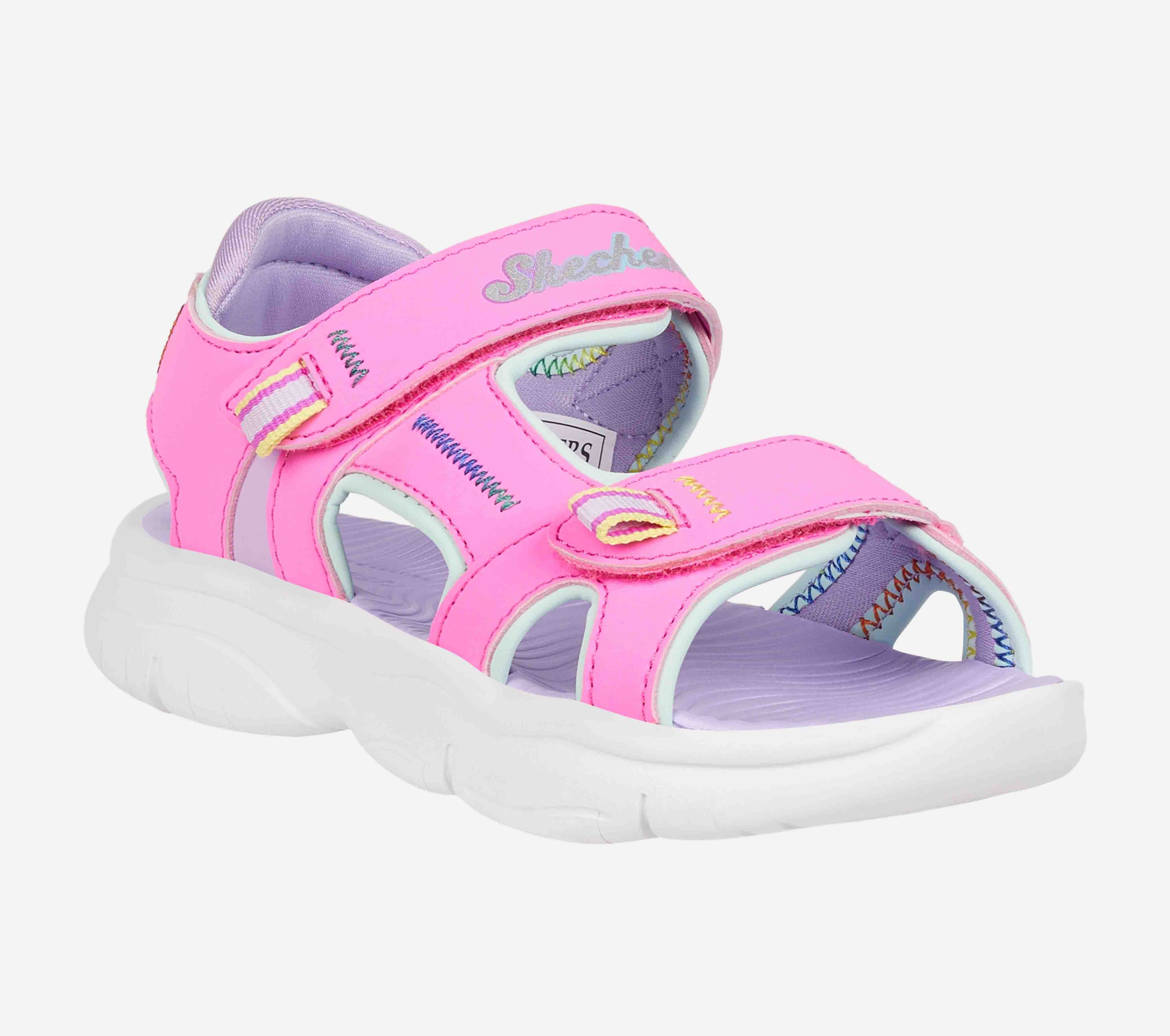 FLEX SPLASH-VIBRANT MOOD, PINK/LAVENDER Footwear Right View