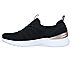 SKECH-AIR DYNAMIGHT-PERFECT S, BLACK/ROSE GOLD Footwear Left View