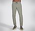 THE GOWALK ENVOY PANT, OLIVE GRAY Apparel Lateral View