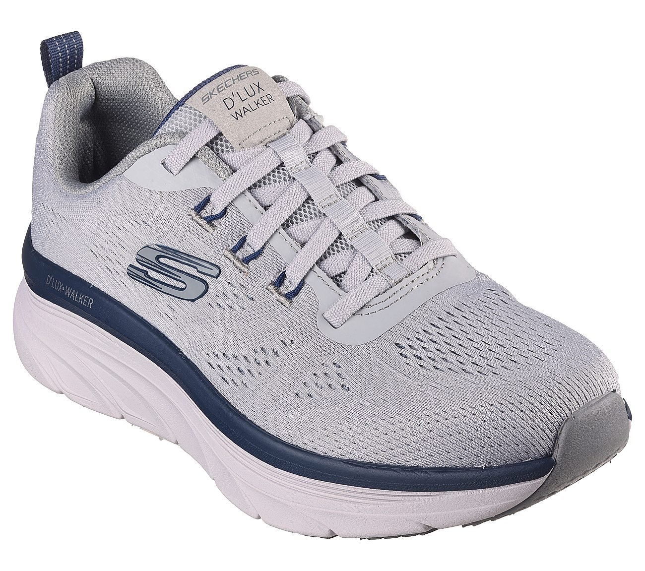 D'LUX WALKER-COMMUTER, GREY/NAVY Footwear Right View