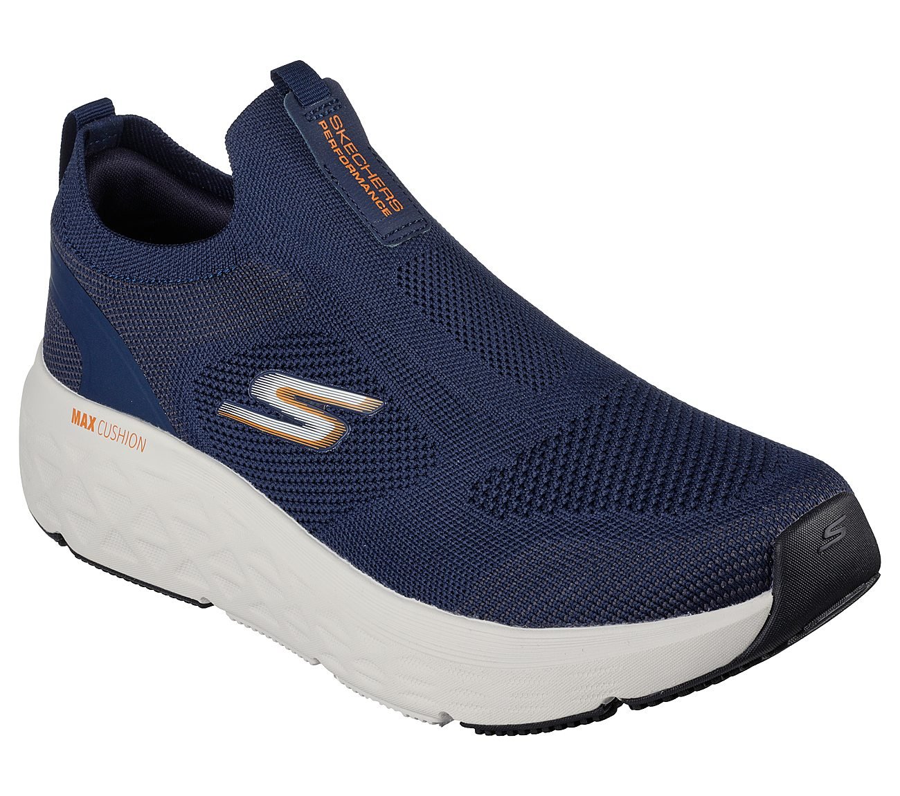 MAX CUSHIONING DELTA, NAVY/ORANGE Footwear Right View