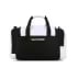 MONOCHROME DUFFLE BAG WITH MESH DETAILED, BLACK/WHITE