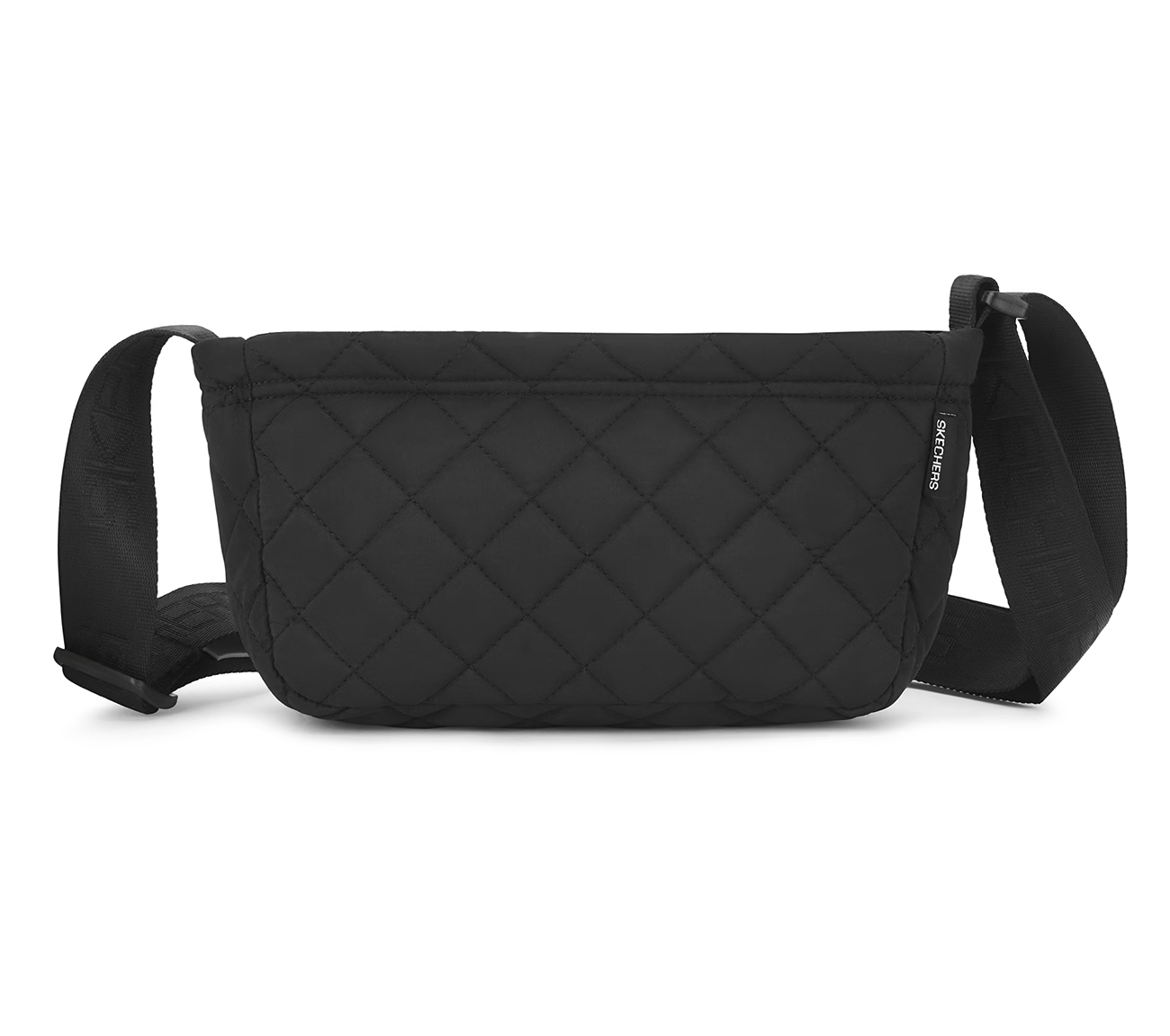 QUILTED SIDE BAG, BBBBLACK Accessories Bottom View