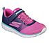 GO RUN 400- SPARKLE ZOOMS, NAVY/PINK Footwear Lateral View