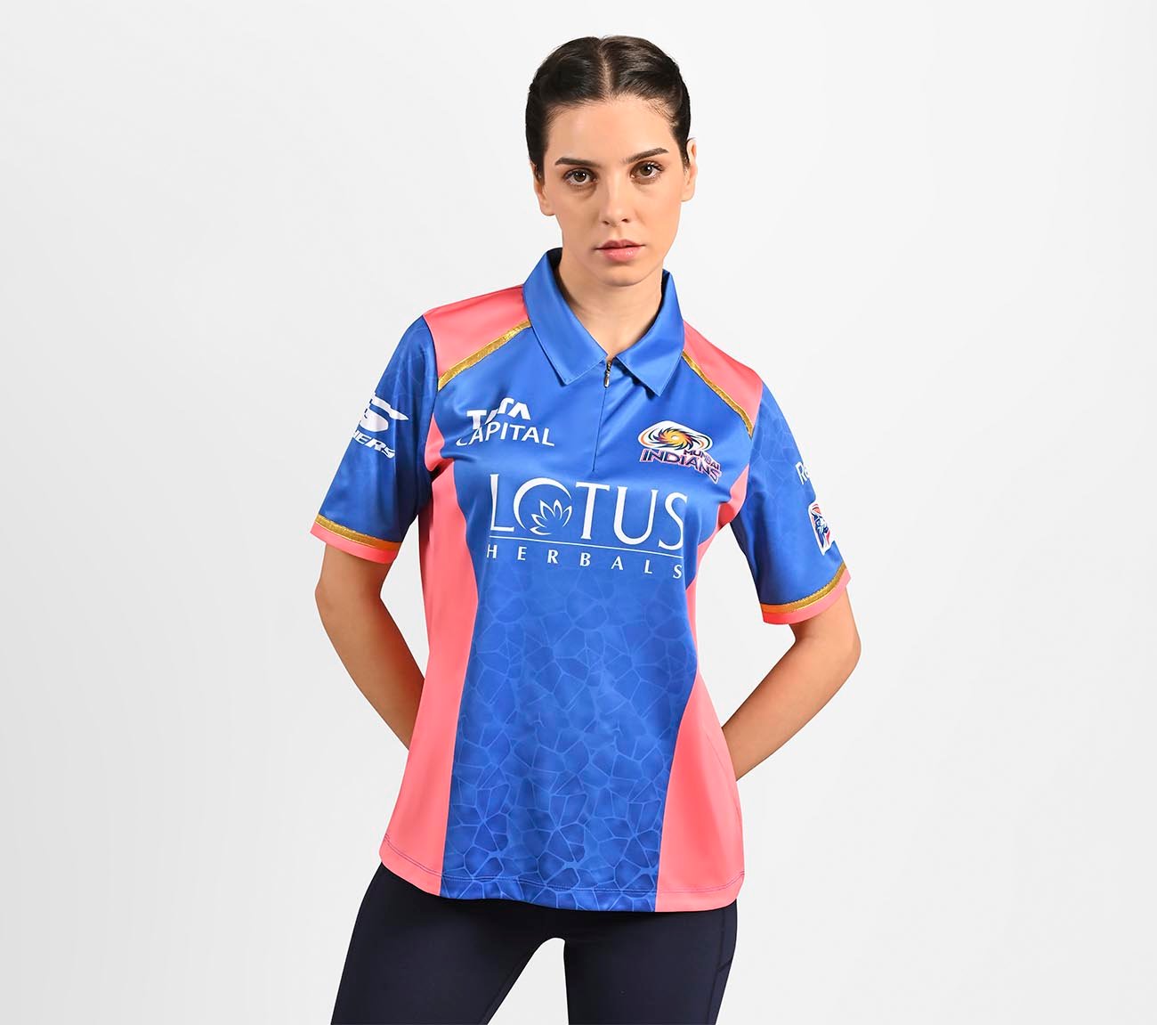 MUMBAI INDIANS: WPL FAN JERSEY 2025,  Apparel Lateral View