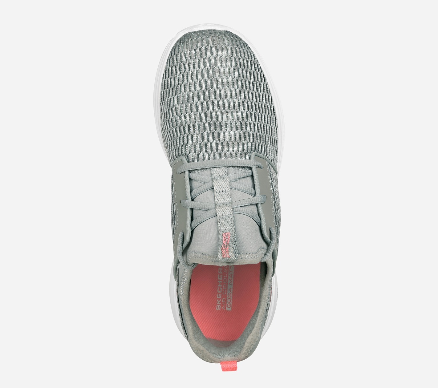 GO RUN FAST - GLIMMER, GREY Footwear Top View