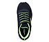 DYNA-LITE, NAVY/LIME Footwear Top View