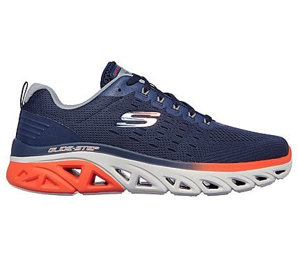 GLIDE-STEP SPORT-NEW APPEAL, NAVY/ORANGE Footwear Right View