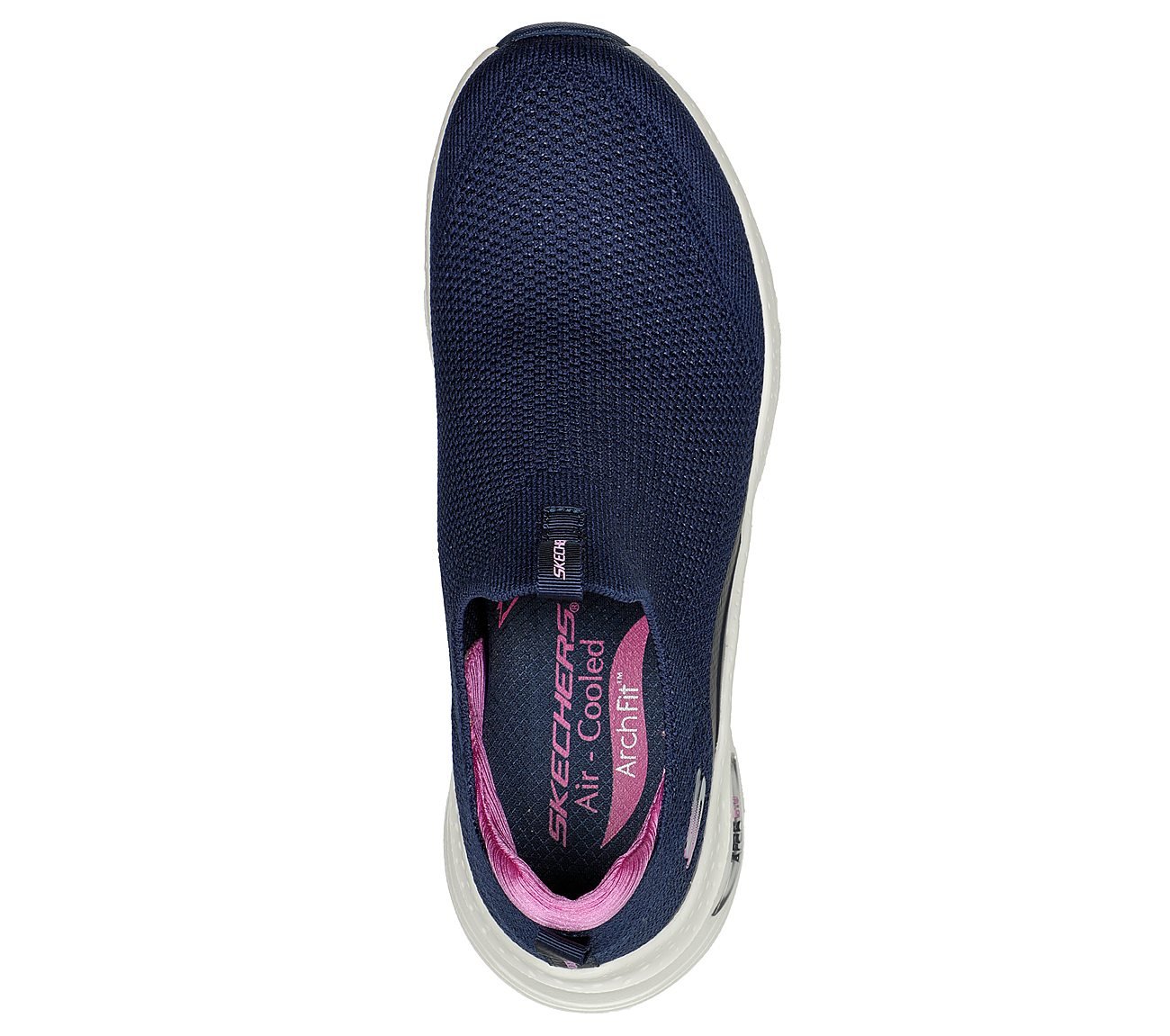 ARCH FIT-KEEP IT UP, NAVY/PURPLE Footwear Top View