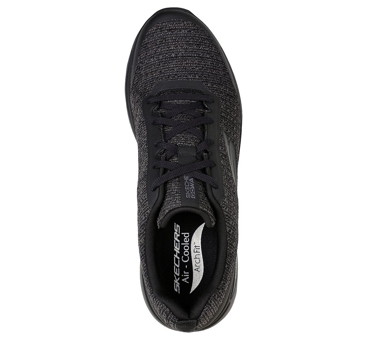 GO WALK ARCH FIT - ORION, BBLACK Footwear Top View