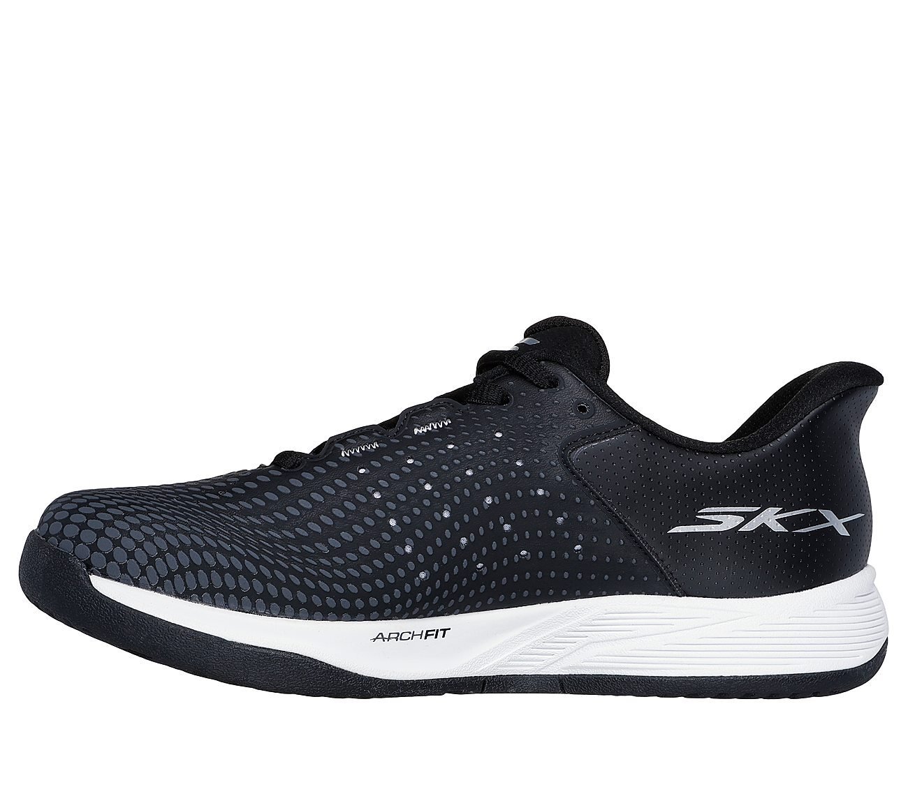 SKECHERS VIPER COURT RELOAD, BLACK/WHITE Footwear Left View