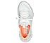 FLEX COMFORT, WHITE ORANGE Footwear Top View