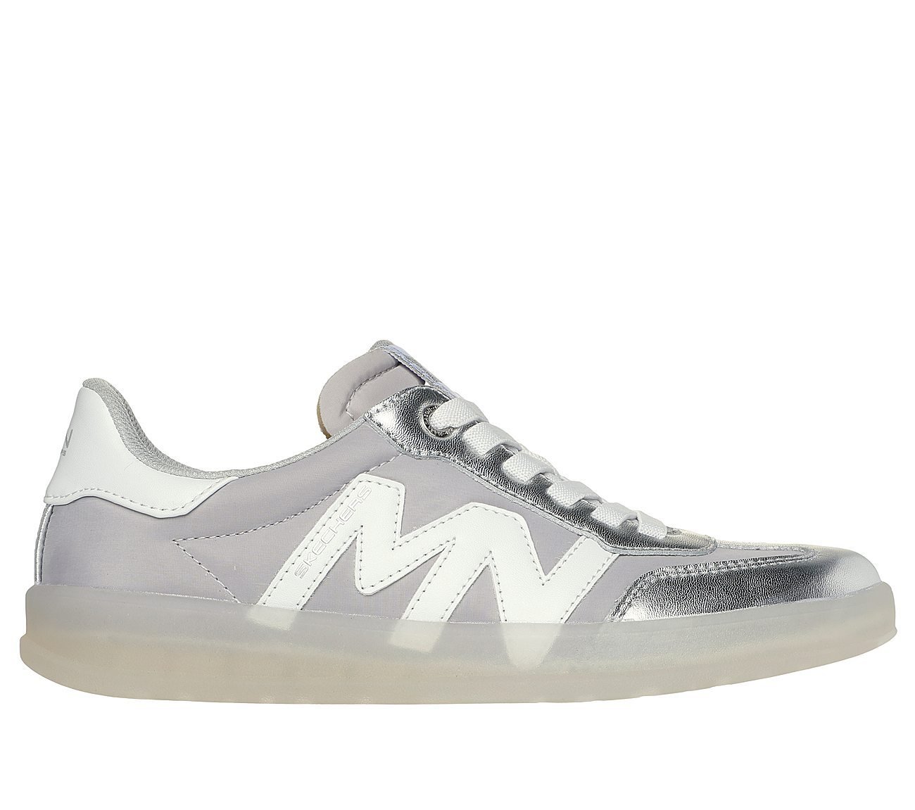 NEW WAVE CUP - THE RALLY, SILVER Footwear Lateral View