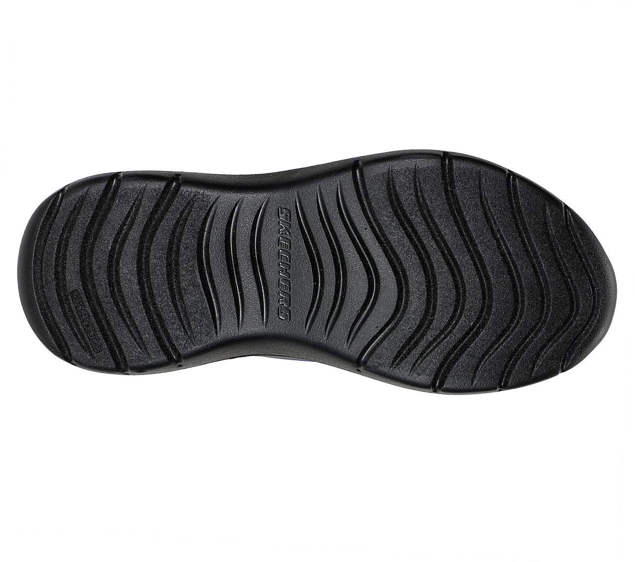 SKECH FAST, ROYAL BLACK Footwear Bottom View