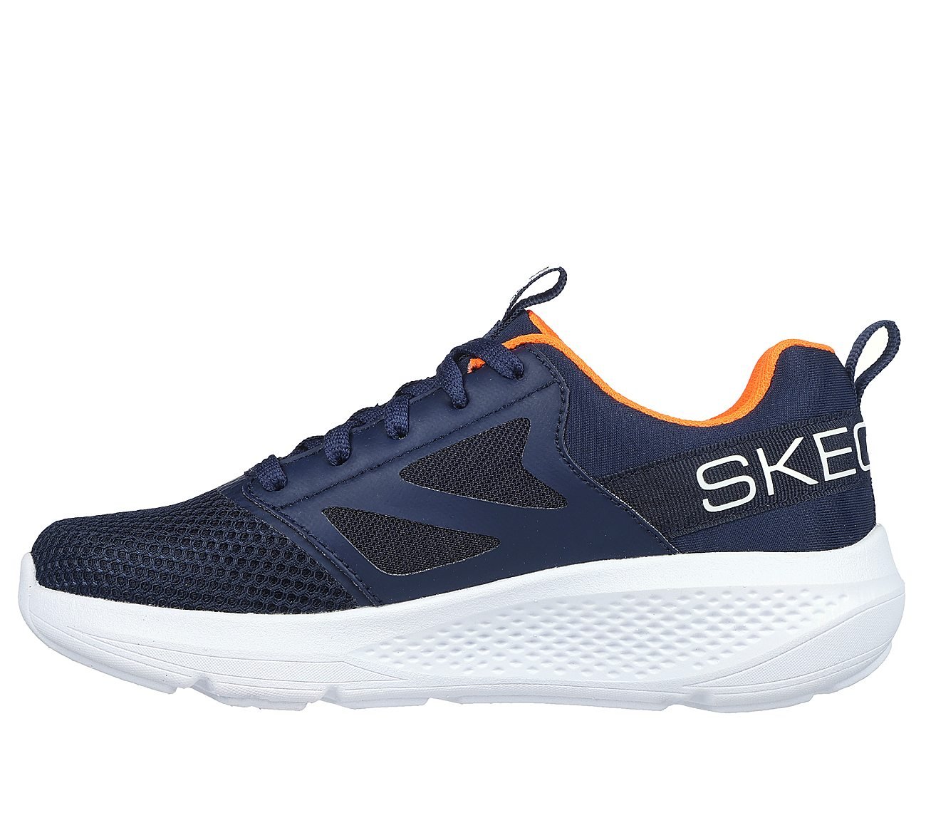 GO RUN ELEVATE - CIPHER, NAVY/ORANGE Footwear Left View