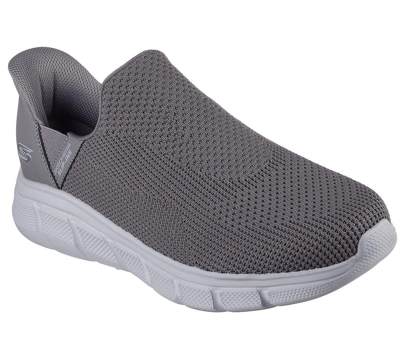 BOBS B FLEX - RESILIENT EDGE, GREY Footwear Right View