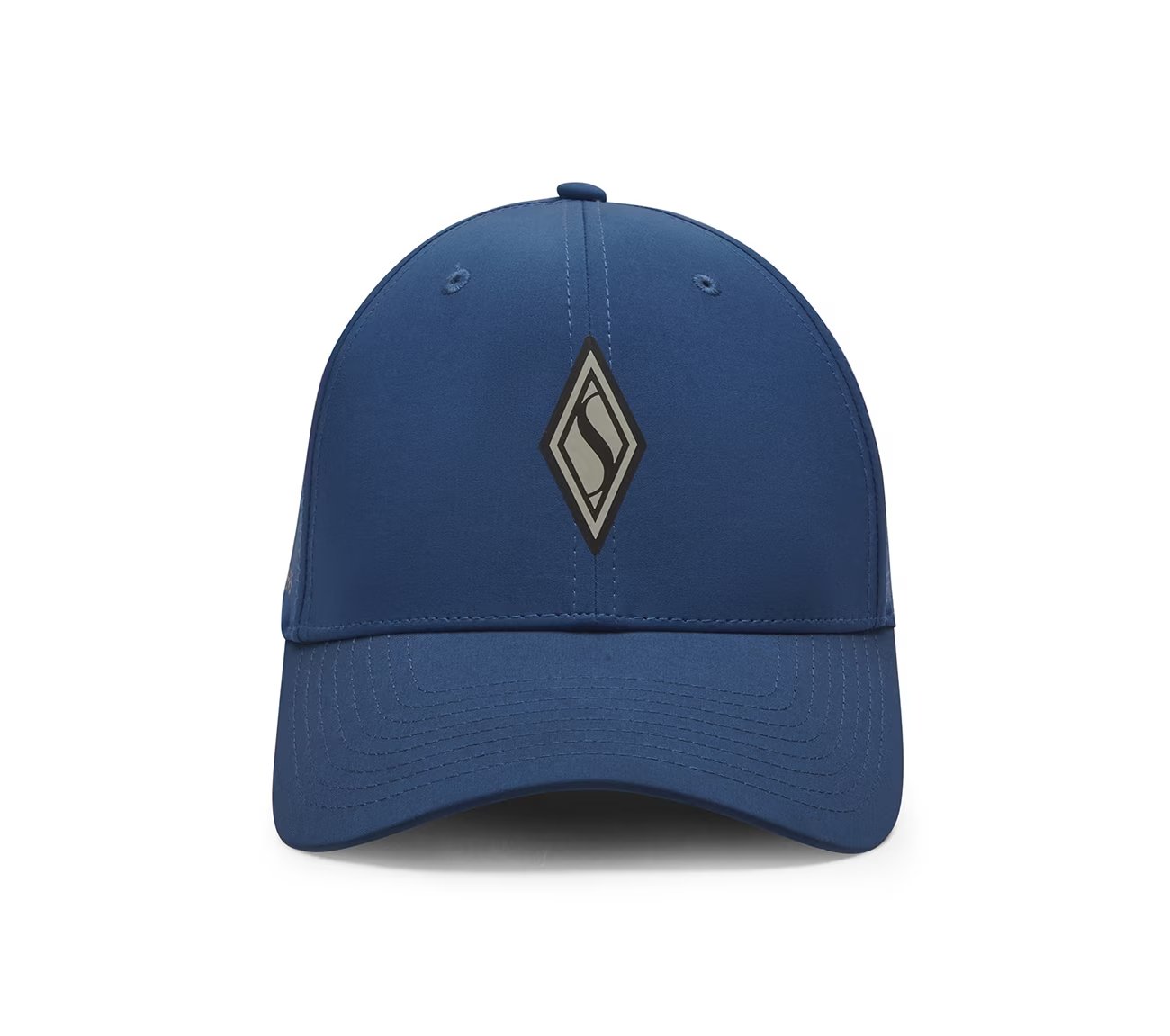 SKECHWEAVE DIAMOND SNAPBACK HAT, TEAL/NAVY Accessories Bottom View