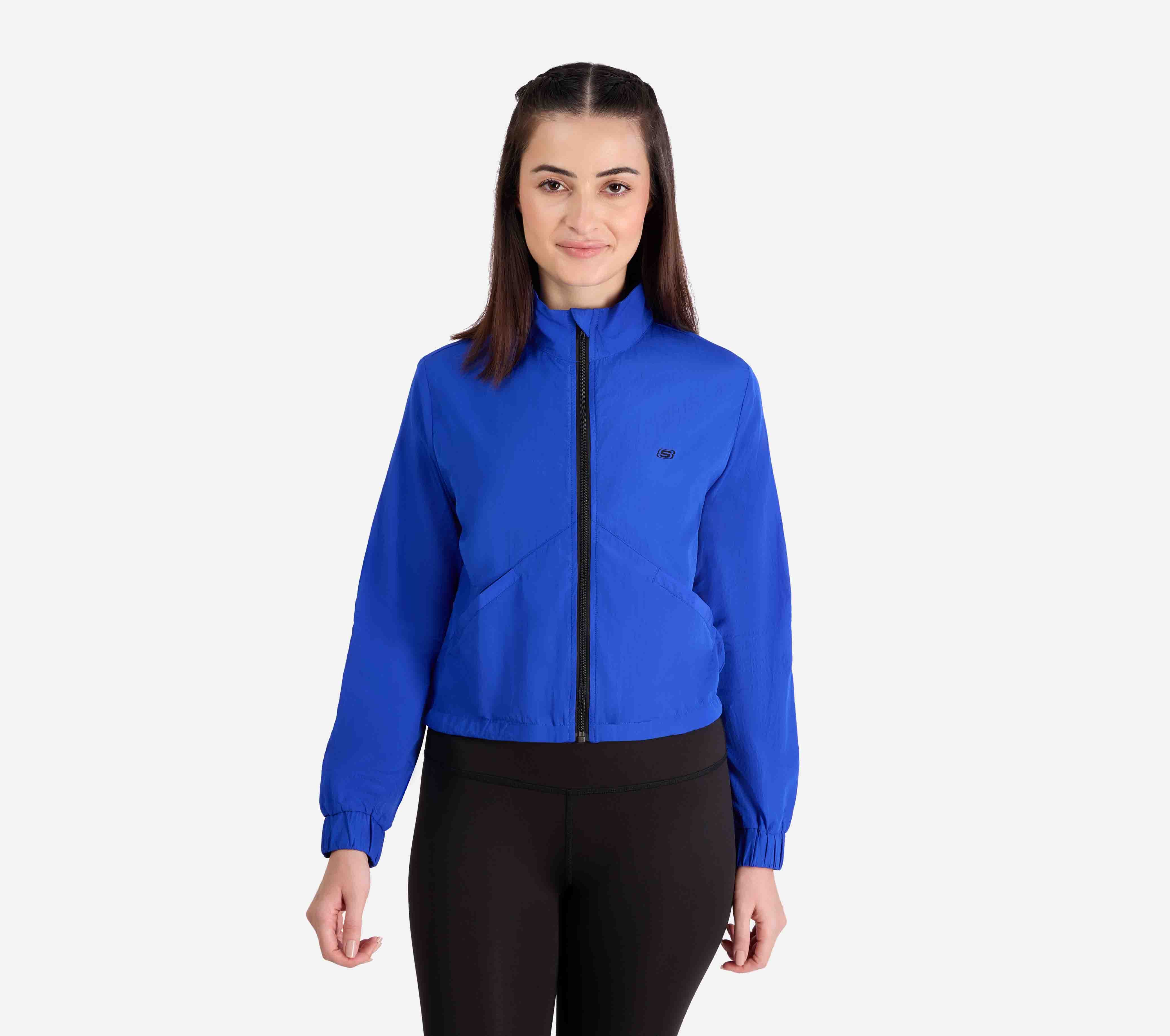 ALL WEATHER JACKET, ROYAL SILVER Apparel Lateral View