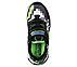 MEGA-CRAFT, BLACK/BLUE/LIME Footwear Top View