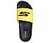 HYPER SLIDE - DERIVER, YELLOW/BLACK Footwear Top View