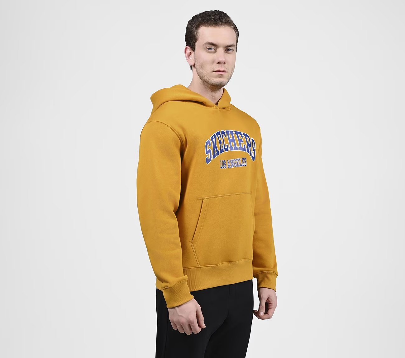 SKECH-SWEATS LA HOODIE, GOLD Apparels Bottom View