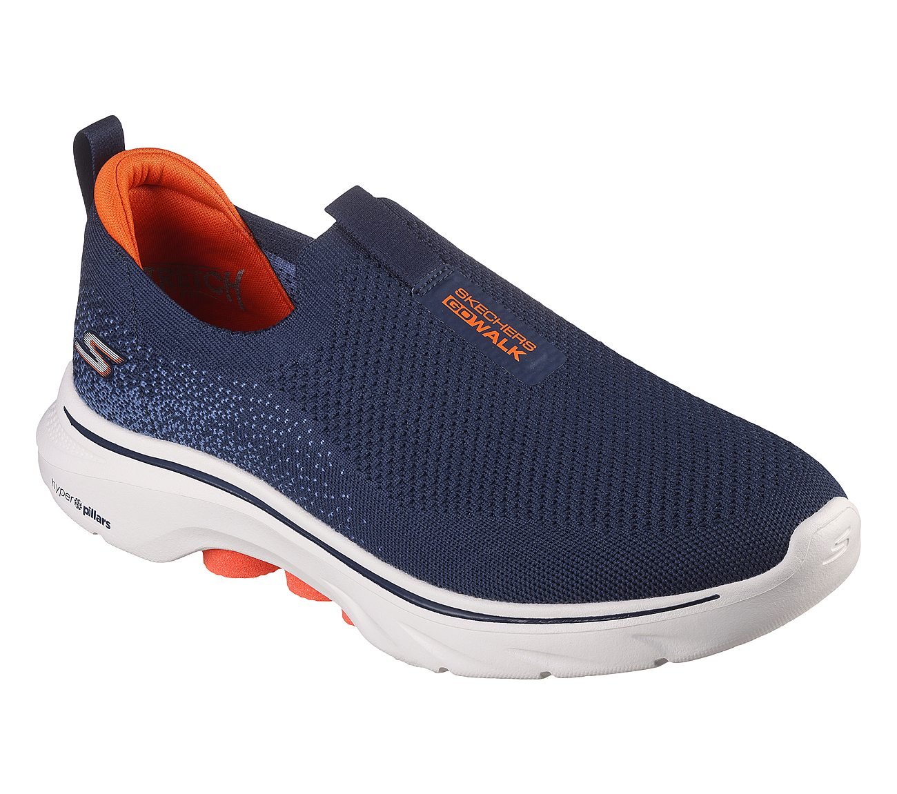 GO WALK 7, NAVY Footwear Right View