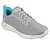 GO WALK JOY-PARADISE, GREY/LIGHT BLUE Footwear Lateral View