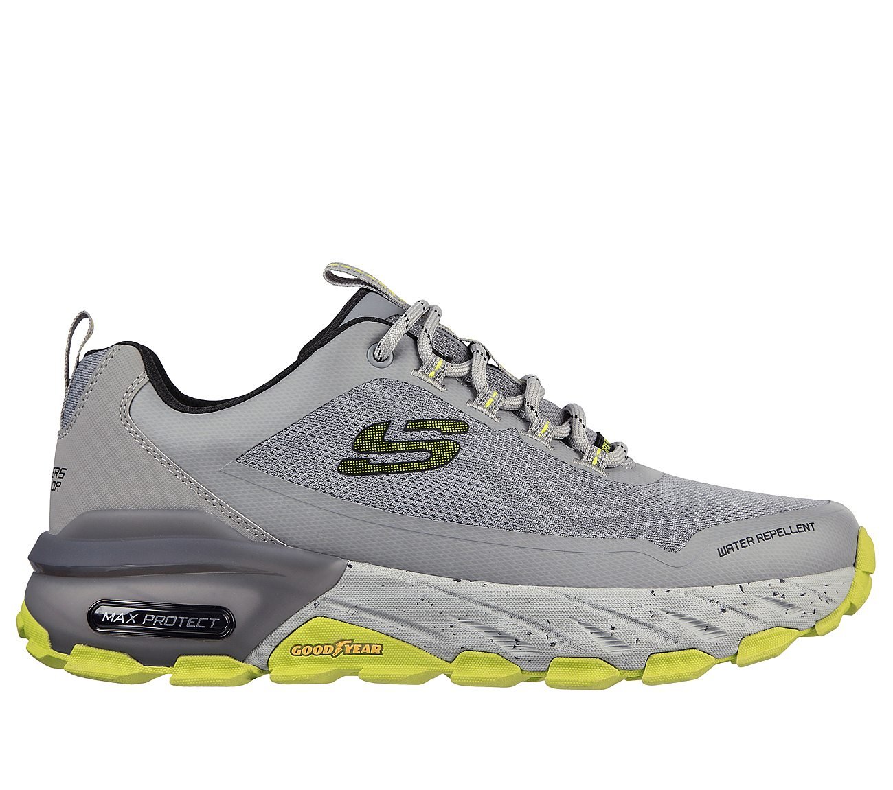 MAX PROTECT, GREY Footwear Lateral View