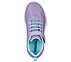 GO WALK JOY-PARADISE, LAVENDER/AQUA Footwear Top View