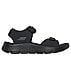 GO WALK FLEX SANDAL, BBLACK Footwear Lateral View