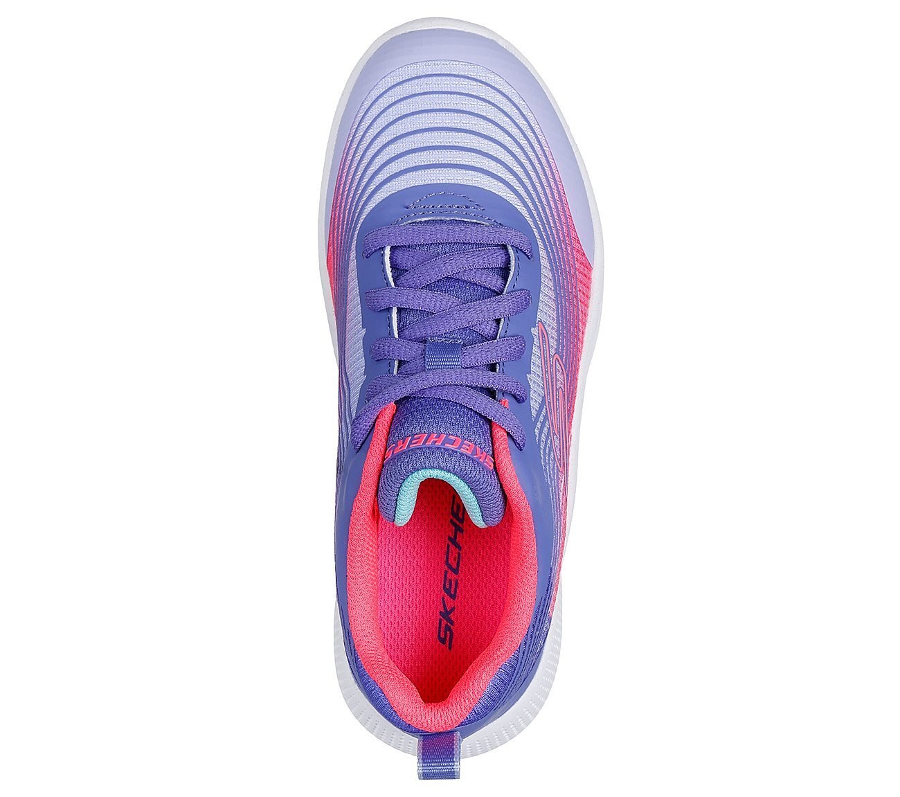 MICROSPEC ADVANCE, LAVENDER/NEON PINK Footwear Top View