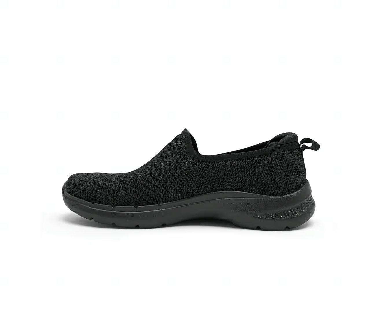 GO WALK 6 - FIRST CLASS, BBLACK Footwear Left View