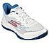 Skechers Viper Court Pro - Pickleball, WHITE/TURQUOISE Footwear Right View