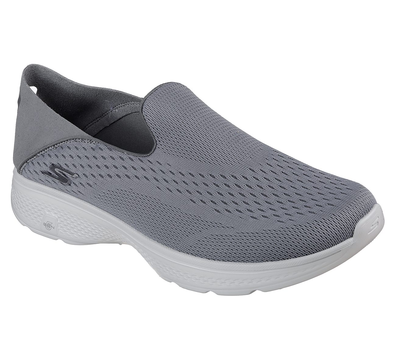 Skechers Charcoal Go Walk 4 Convertible Men Slip Ons - Style ID: 54684 ...