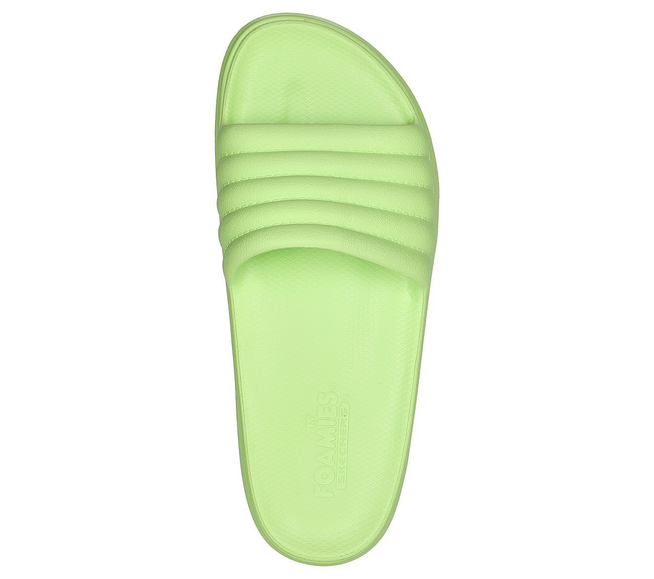 FOAMIES TOP-LEVEL, LIME Footwear Top View