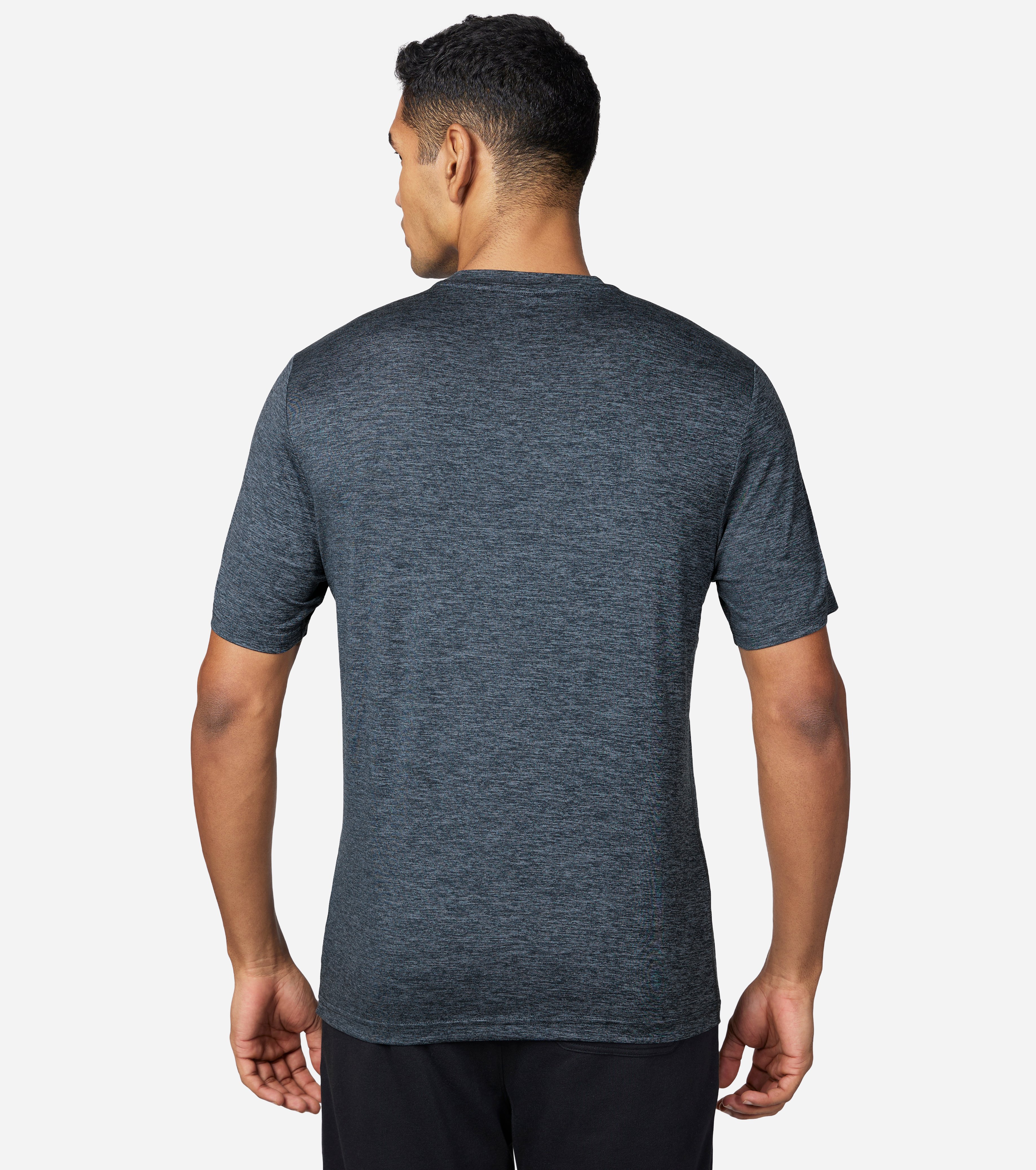 GODRI SWIFT SS T-SHIRT, BLUE/GREY Apparel Bottom View