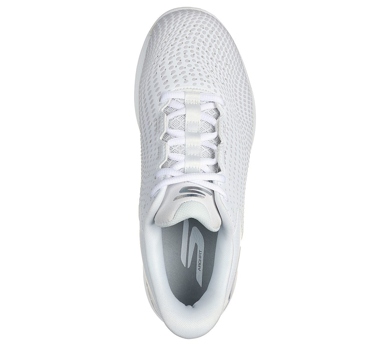 SKECHERS VIPER COURT RELOAD, WWWHITE Footwear Top View