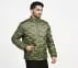 PUFFER FZ JACKET WITH ZIPPER, OOLIVE