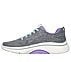 GO WALK ARCH FIT 2.0 - VIVID, GREY/LAVENDER Footwear Left View