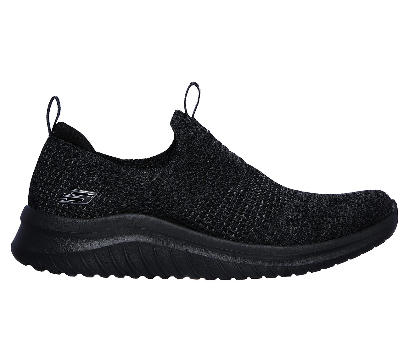 ULTRA FLEX 2.0-PRETTY DAZZLIN, BLACK/CHARCOAL Footwear Lateral View