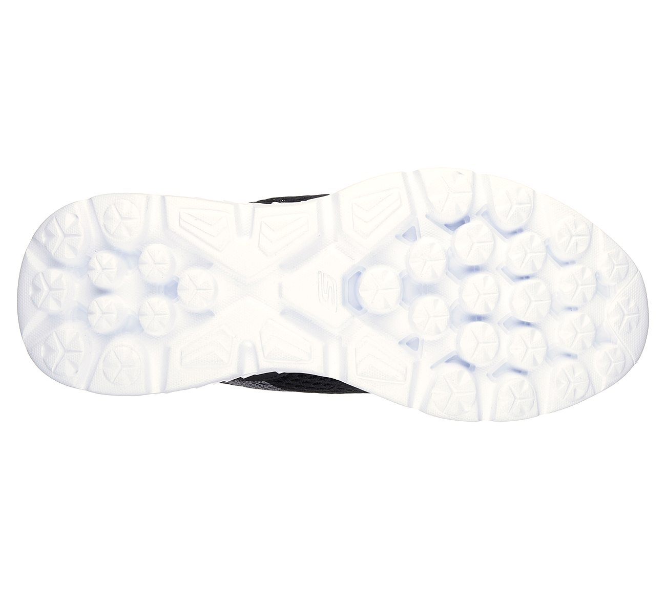 GO RUN 400, BLACK/WHITE Footwear Bottom View