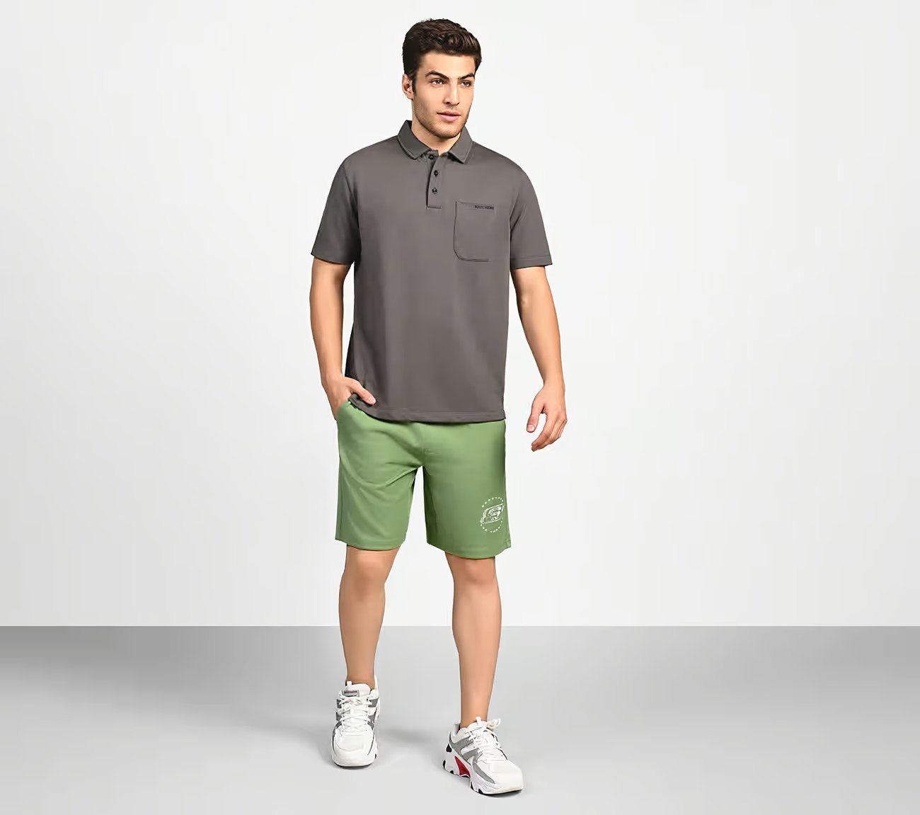 AD SPRINT SHORTS, OLIVE Apparel Right View