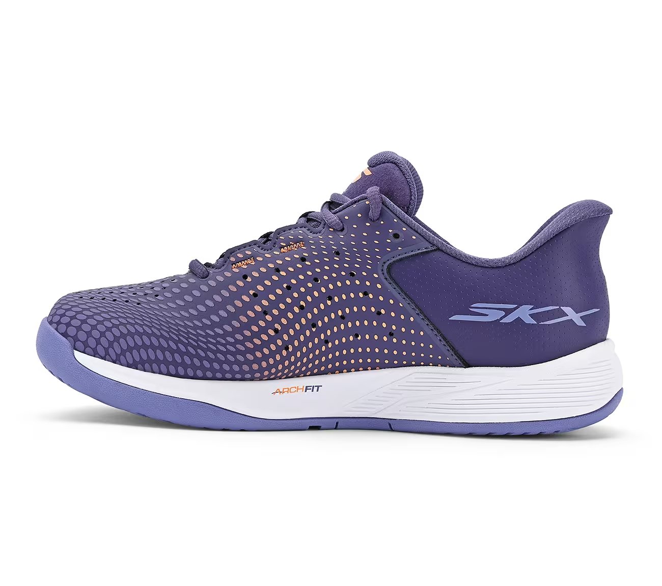 SKECHERS VIPER COURT RELOAD, PURPLE CORAL Footwear Left View