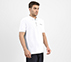 CONTRAST TIPPING POLO, WHITE